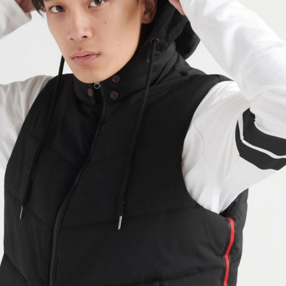 Jimmy Jazz DECIBEL BASICS BUBBLE VEST W HOOD - Picture 3 of 4